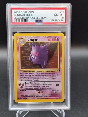 Gengar graded PSA 8 for sale on eBay