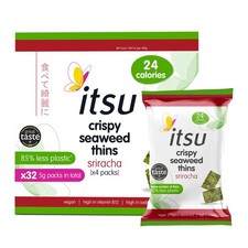 Sriracha Flavour Seaweed Thins 5g | Crispy Seaweed Thins | Vegan |
