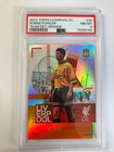TOPPS LFC TEAM SET 2022-2023 ROBBIE FOWLER LIVERPOOL SP PARALLEL PSA 8 17/25.