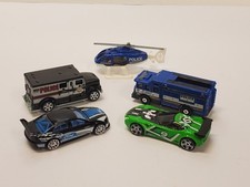 Lot of 5 Assorted Die-Cast Toy Cars - Various Brands-Models