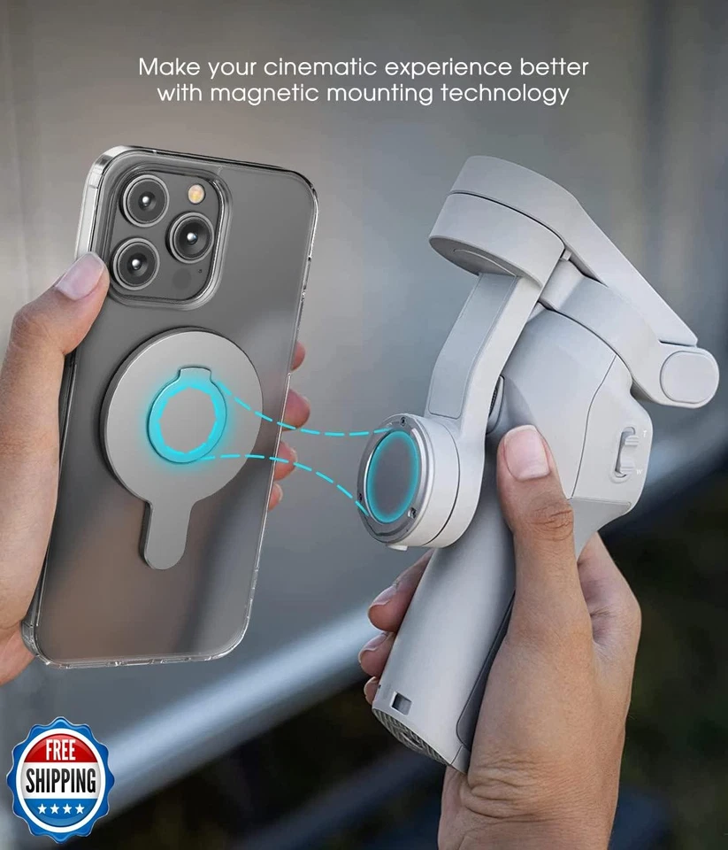ENCASED Magnetic Adapter for DJI Osmo Mobile Smartphone Gimbal Stabilizer - C - Image 3 of 4
