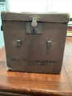 Vintage US Military Army Wooden Carrying Case Box Storage Holder Chest — photo 1