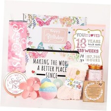 18th Birthday Gifts for Girls - 18 Year Old Girl Gifts, Gifts for 18 Pink 18th