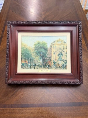 Thomas Kinkade 479/1250 Paris, St. Michel Canvas Lithograph Print COA - Image 1 of 4
