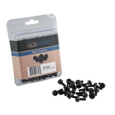 Gator Rackworks Standard Size Rack Screws - 100 Pack Audio/Video/IT 