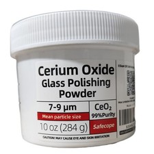 10 OZ (284g) 99% Cerium Oxide Glass Polishing Powder Light yellow powder 
