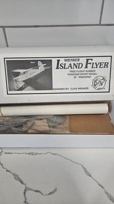 R/N Models Wienker Island Flyer Rubber Powered 22'' Wingspan Model #SF801