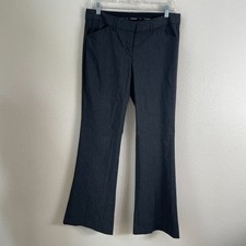 Express Womens 8 Regular Editor Gray Bootcut Dress Pants Stretch Work Career