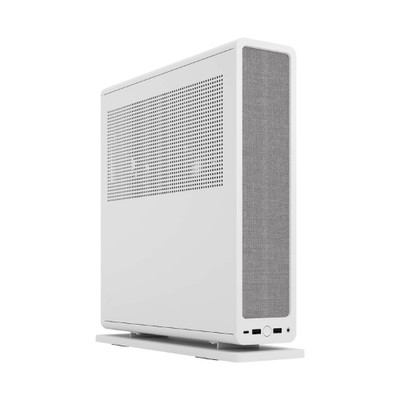 Fractal Design Ridge White mITX PCIe Computer SFF Case Mini ITX FD-C-RID1N-12