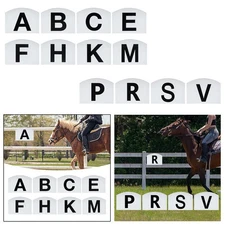 Dressage Arena Markers for Equestrian Use, Wall Mounted Equipment for Training