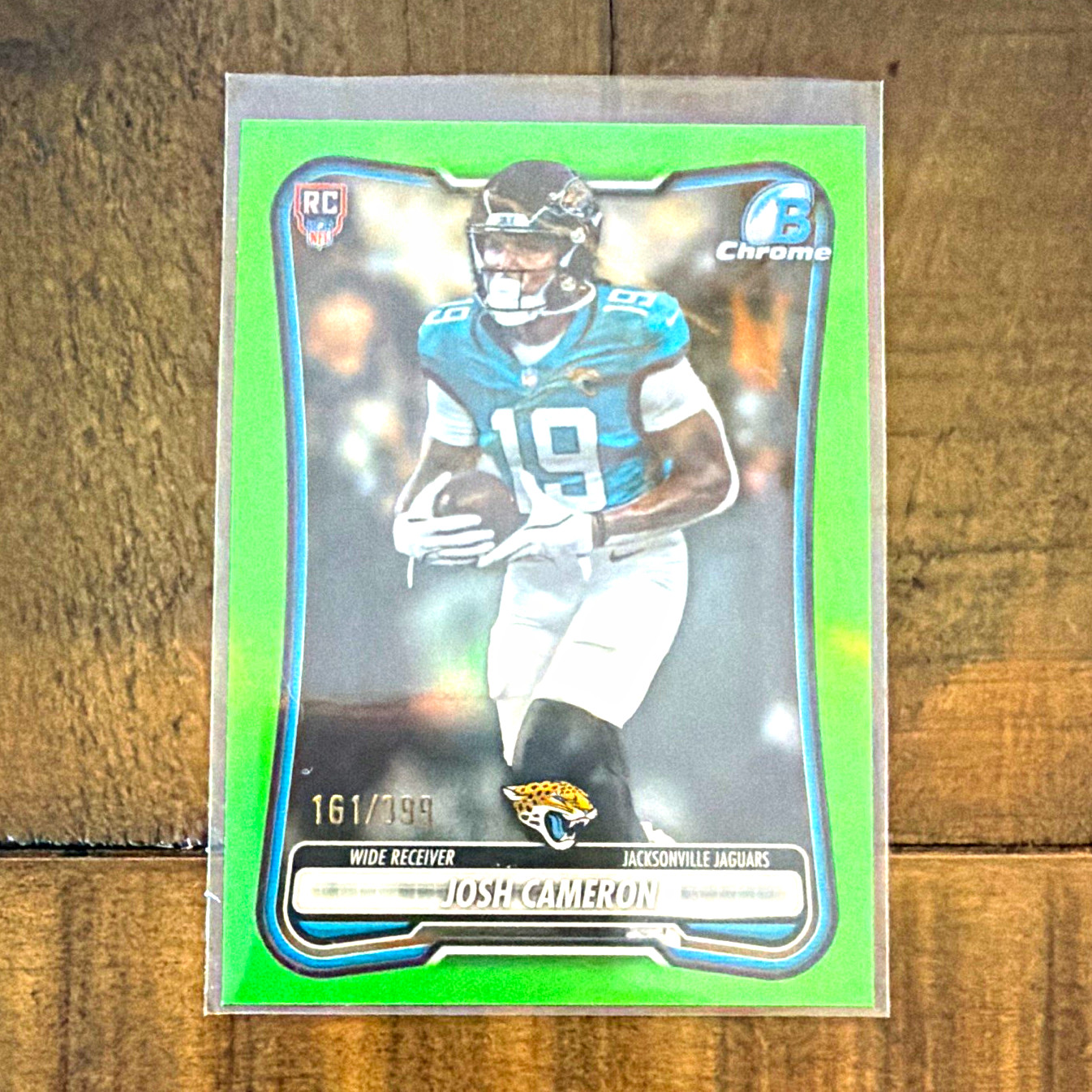 Topps Bowman Chrome Josh Cameron Rookie Green /199 BCV-161 Jaguars 2026