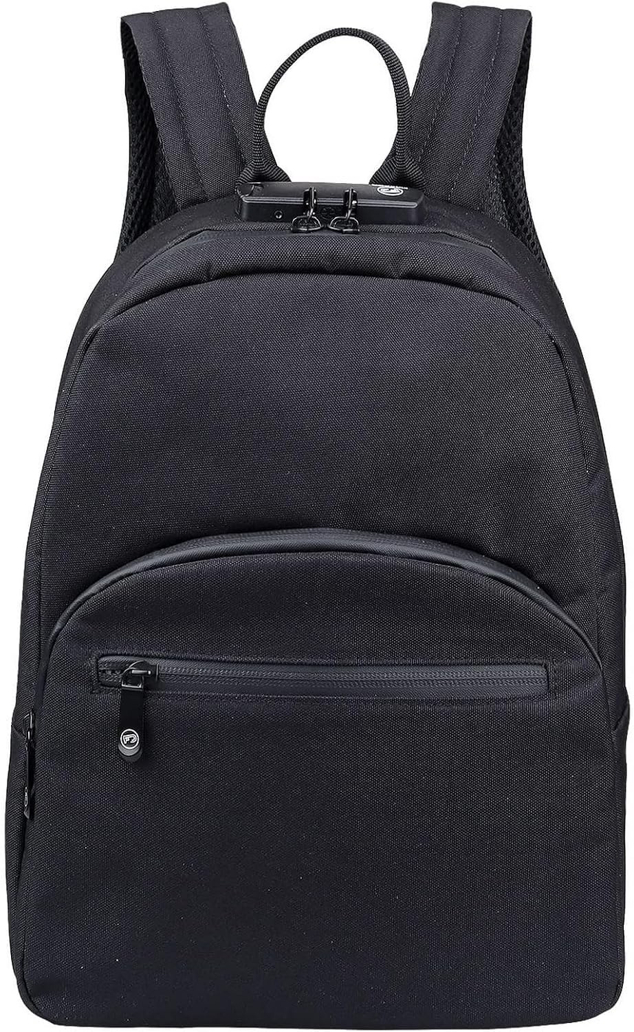 Mini Smell Proof Backpack with Lock for Men Women Travel Black
