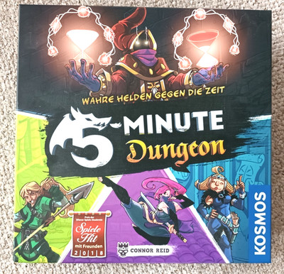 Gesellschaftsspiel / Kartenspiel 5-Minute Dungeon Kosmos, neuwertiger Zustand!!!
