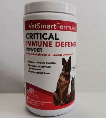 Critical Immune Defense for Dogs & Cats Supports Normal Cell Growth.BB 12/28
