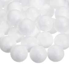 57 Pcs White Foam Balls 1 Inch Polystyrene Foam Ball for Crafts