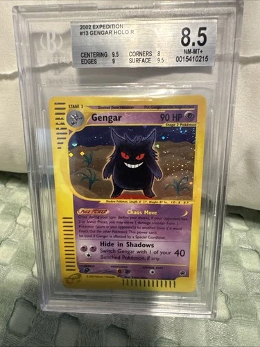 2002 Pokemon Expedition #13 Gengar Holo BGS 8.5