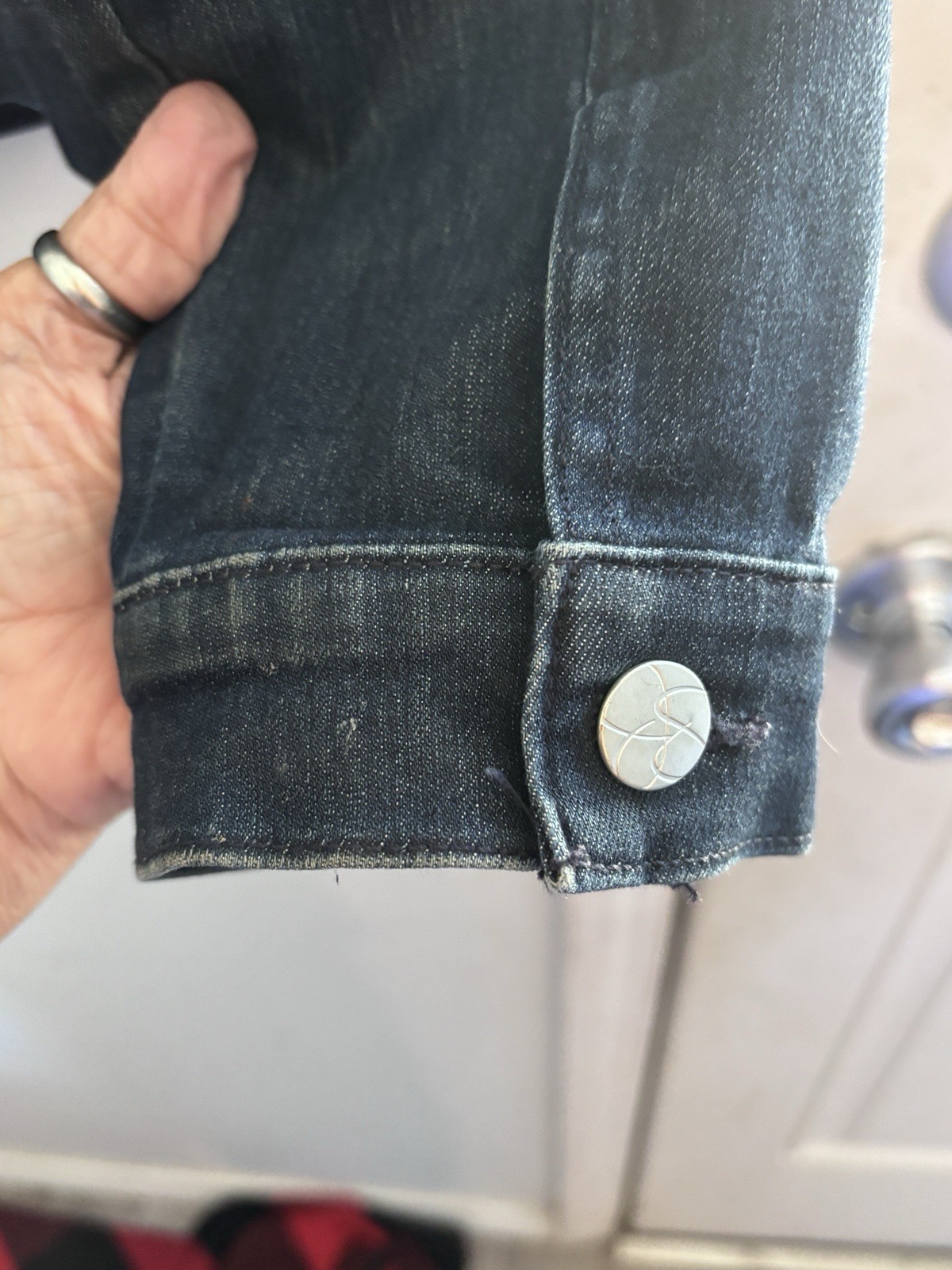 Jessica Simpson Pixie Women's Blue Button Collare… - image 6