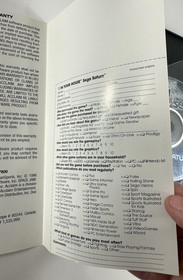 WWF In Your House Sega Saturn, 1996) Game Case Manual Registration - Tested