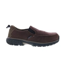 Nautilus Breeze Slip-On Alloy Toe Electrical Hazard Mens Brown Athletic Shoes