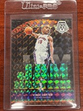 2023-24 Panini Mosaic - Jam Masters Vince Carter #19 Green Mosaic Prizm
