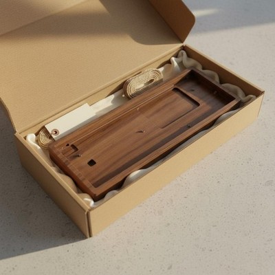 60% Tastaturgehäuse einfache Installation Holz Tastaturgehäuse für