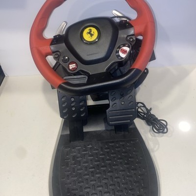 Thrustmaster Ferrari 458 Spider - Xbox One Gaming Racing Steering Wheel & Pedals