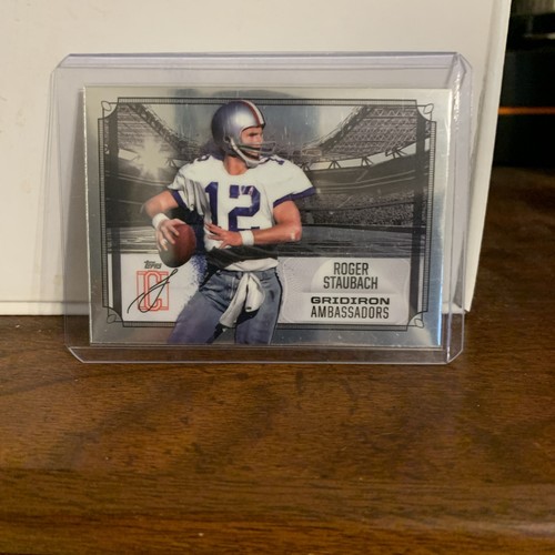 Roger Staubach #GA-18 2024 Topps Signature Class Gridiron Ambassadors card