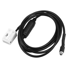 Female AUX Audio Input Cable For BMW E60/61/65/66/81/83/87/88/90/92 Accessories