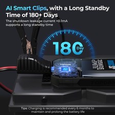 Avviatore Emergenza Booster per Auto Moto 2500A 16000mah Js2000pro - Miniatura 4