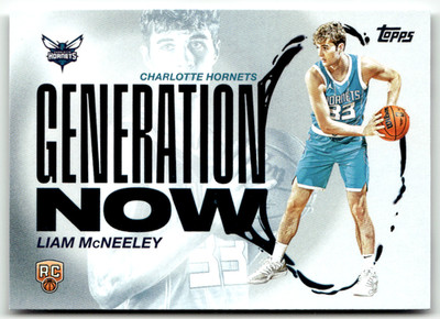 Topps NBA Flagship 2025 No. GN-29 Liam McNeeley Rookie Generation Now