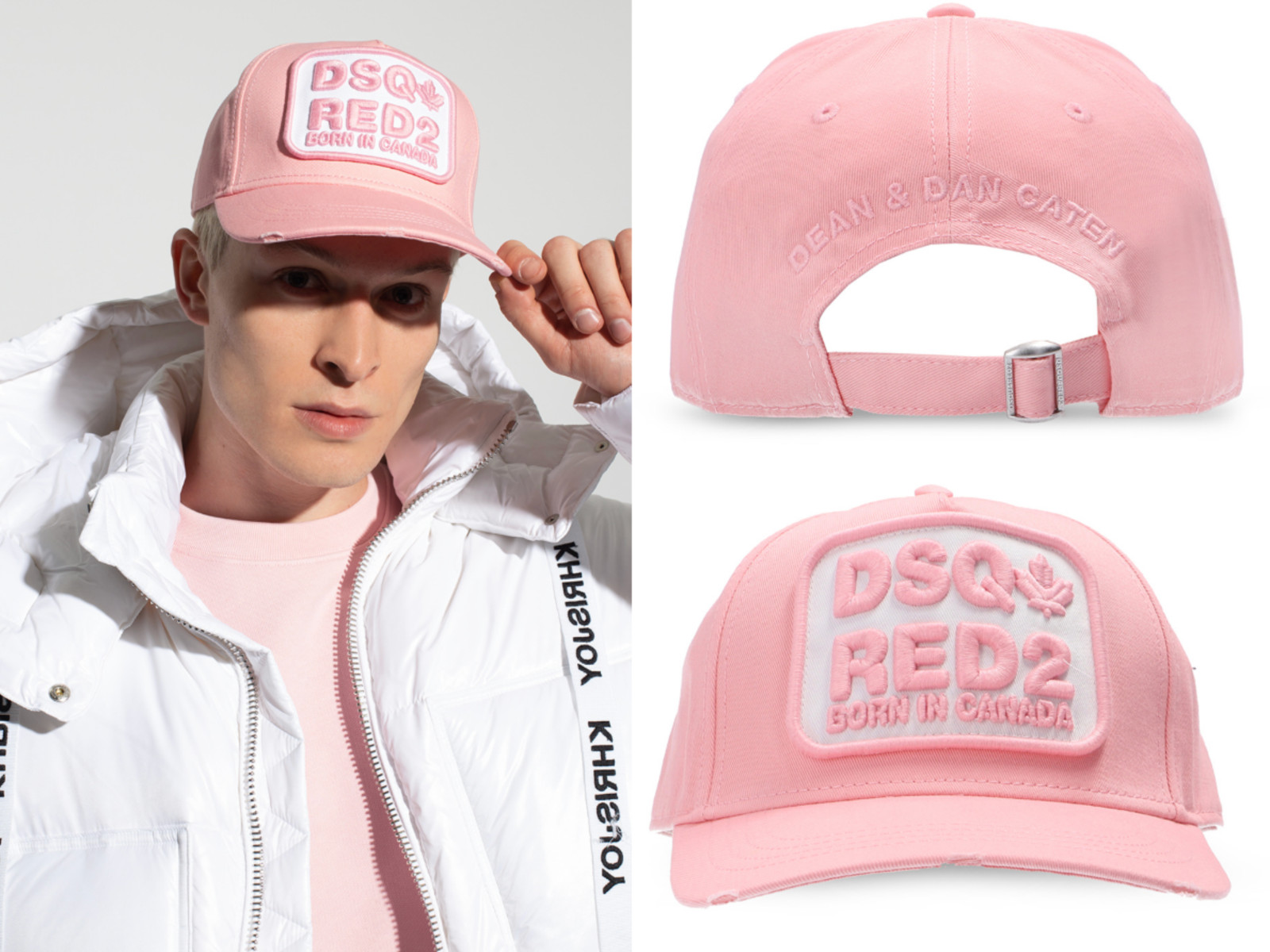 Dsquared2 Dsq Canada Flag Born In Canada Hat Baseball Cap Cap Baseball Cap Hat