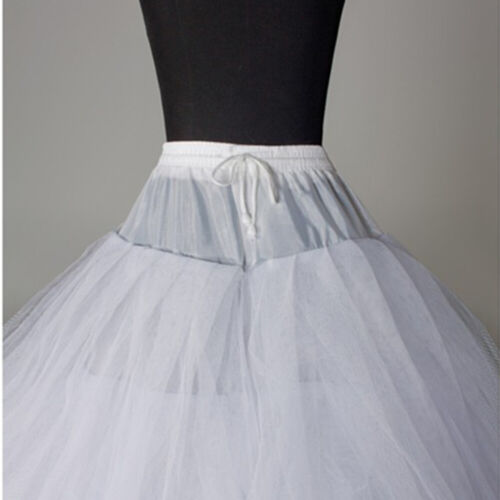 8 Layer Petticoat Skirt Crinoline Hoopless Underskirt for Bridal Wedding Dress++ - Picture 2 of 3