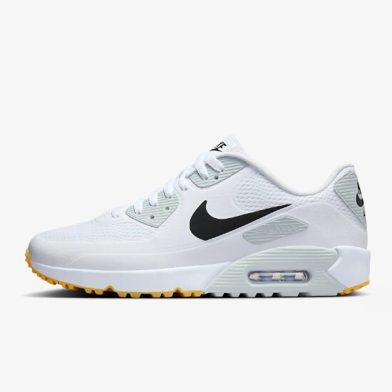 Кроссовки для гольфа Nike Air Max 90 G NRG Белый/черный (HV9305-102) Доставляются ускоренной доставкой