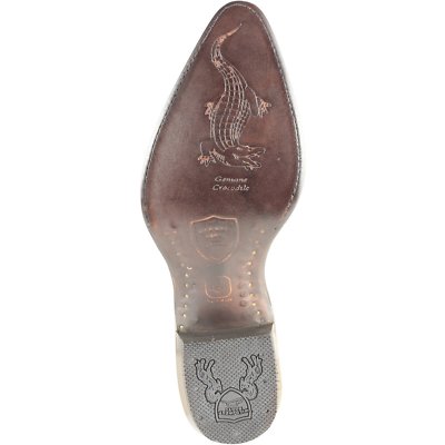 Wild West Exotic Genuine Crocodile Hornback Leather Boots Cognac Men’s 9.5 EE Nocona Men main image 2