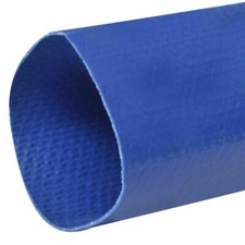 PVC Layflat Water Delivery Hose 24m x 25mm Blue Discharge Pipe Pump Irrigation