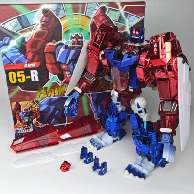TransArt TA BWM05R Flame Guardian Red Primal Beast Wars Transformers Figure