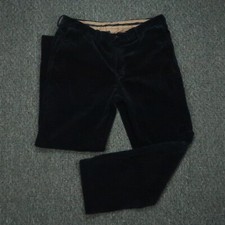 Polo Ralph Lauren Pants Men 38x32 Blue Preston Corduroy Cords Straight VTG