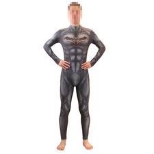 The Batman Rebirth Jumpsuit Bodysuit Halloween Cosplay Suit Costume Party Props