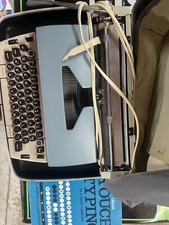 Smith Corona Electra 120 Typewriter With Hard Case Tested Works Vintage thumbnail