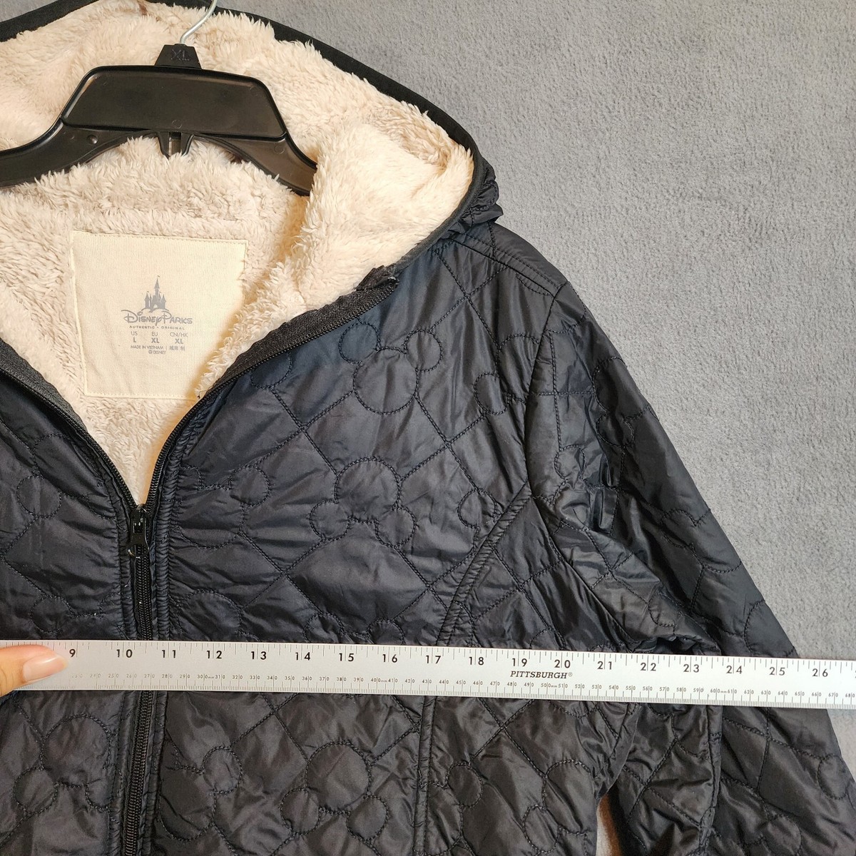 Disney Parks Quilted Mickey Print Puffer Jacket Women's Disney Parks Quilted Mickey Print Puffer Jacket Women's