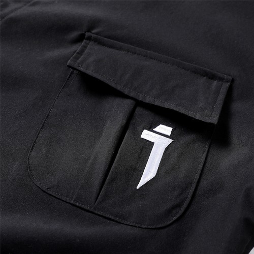 Niepce Men's Japanese Kanji Atom Bomb Streetwear Button Up Shirt Samurai T-Shirt - Picture 15 of 16