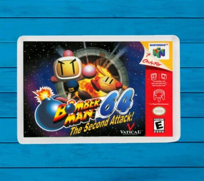 Bomberman 64 Das Second Attack Nintendo 64 Fridge Magnet Kühlschrank
