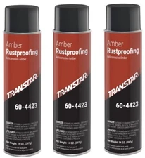 Transtar 60-4423 Ready-to-Use Amber Rust Proofing Spray (14 oz.) (3 Pack)