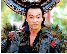 Cary-Hiroyuki Tagawa foto firmata 8x10 autografata, Mortal Kombat, Shang Tsung r