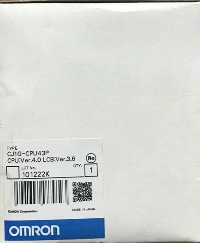 1PC New Omron CJ1G-CPU43P CJ1GCPU43P PLC Module Via Via DHL One Year Warranty