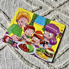 Kids Food Themed Wooden Jigsaw Puzzle