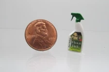 Dollhouse Miniature Detailed Replica Flea and Tick Spray Spray Bottle HR57012