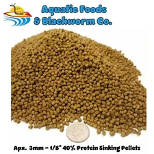 8-lbs 3mm 40% Protein Sinking Pellets for Cichlids, Community Fish. by Zeigler