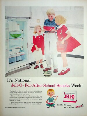Original AD highlighting Jell-O-For-After-School-Snacks Week!