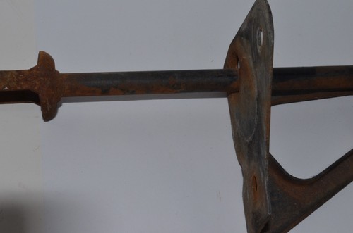 1973 OEM MERCURY COUGAR XR7 COUPE CONVERTIBLE CJ HOOD LATCH RELEASE EXTENSION - Foto 4 di 11